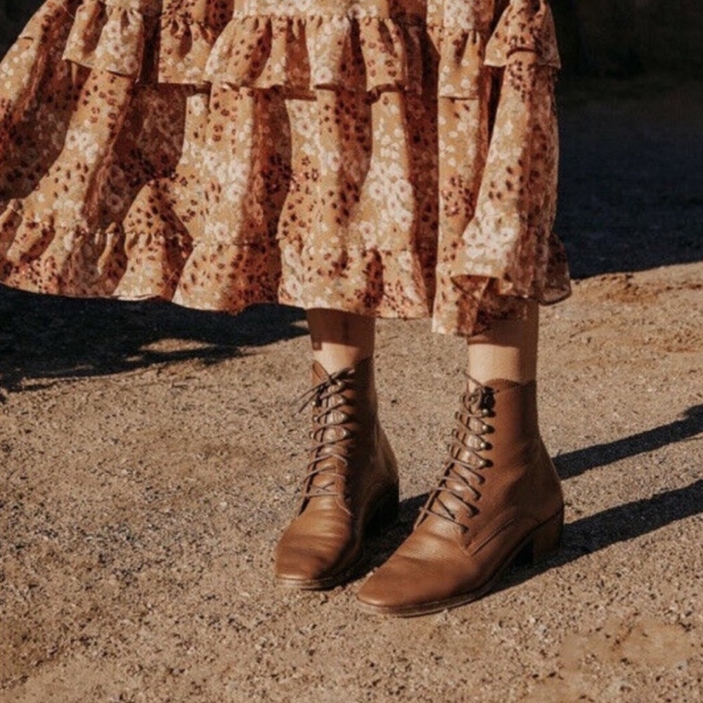Christy Dawn Canyon Leather Dawn Lace Up Boot